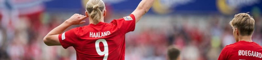 haaland firar mål