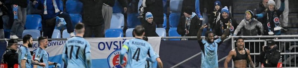 slovan firar med fans
