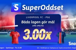 boost liverpool psg superoddset