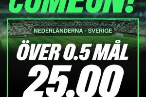 sverige boost mot holland