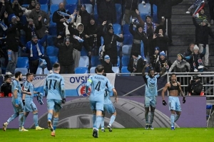 slovan firar med fans