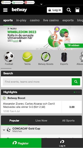 betway mobile